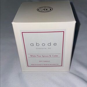 Abode White Pine & Cedar Soy Candle